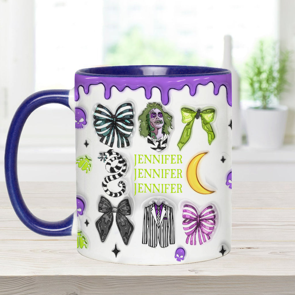 Personalized Accent Mug with Unique Design for Halloween Gift