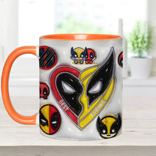 Load image into Gallery viewer, Personalized Accent Mug for Best Friends Custom Names Gift
