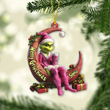 Load image into Gallery viewer, Personalized Grinch Christmas Ornament Custom Name Gift

