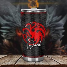 Load image into Gallery viewer, Personalized Game of Thrones Tumbler Custom Name Gift
