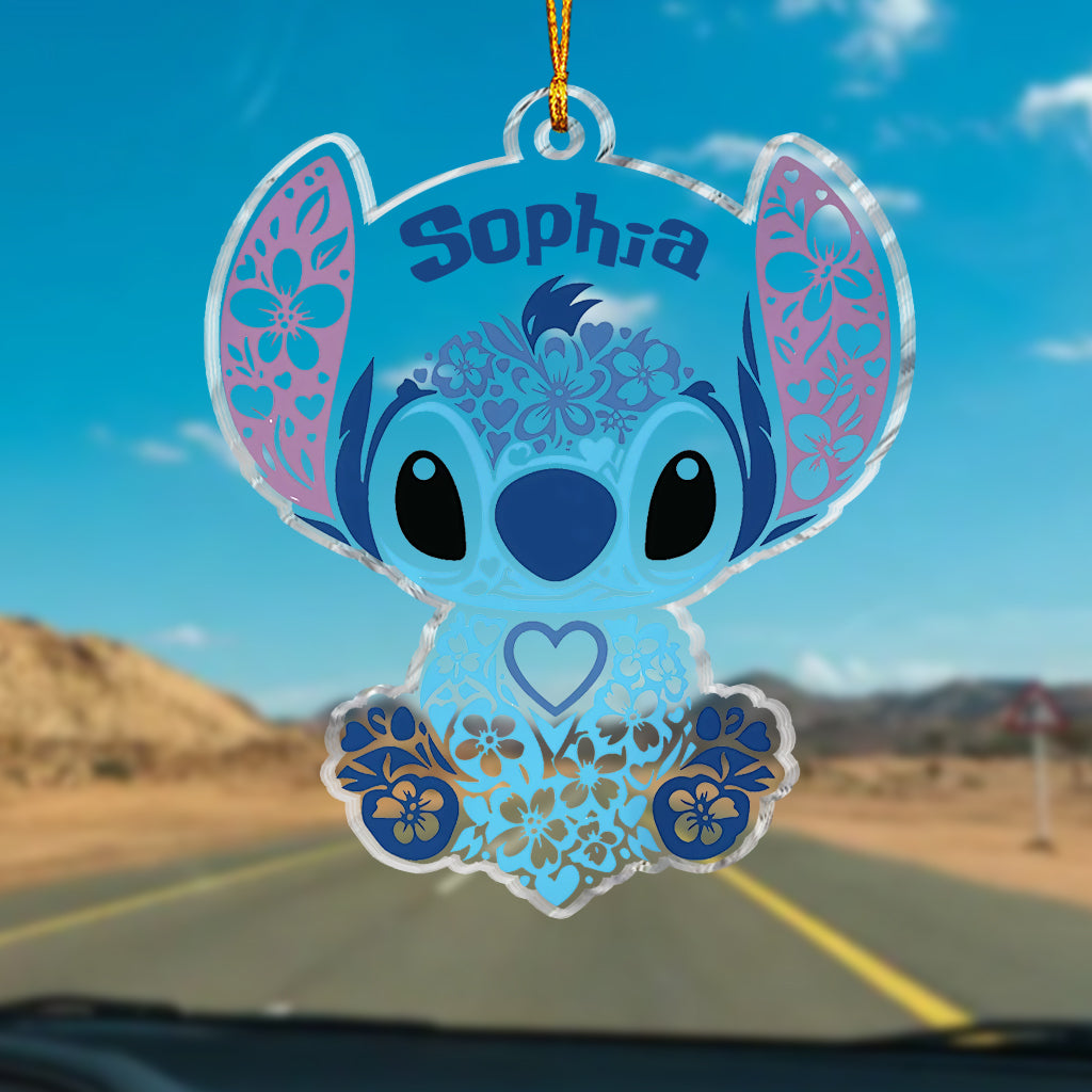 Personalized Ohana Ornament Custom Name Gift for Christmas