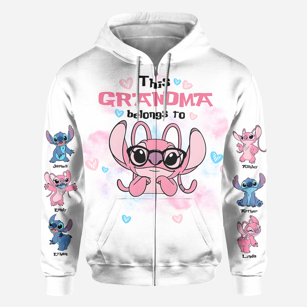 Custom Grandma All Over Shirt with Personalization - Unique Gift