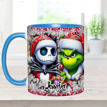 Load image into Gallery viewer, Personalized Nightmare Christmas Accent Mug Custom Name Gift
