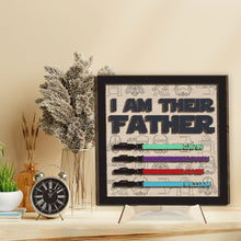 Load image into Gallery viewer, Personalized 2 Layered Wood Plaque I Am Their Father Gift for Dad
