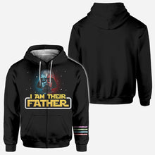 Load image into Gallery viewer, Personalized I Am Your Father All Over Shirt Custom Names Gift for Dad
