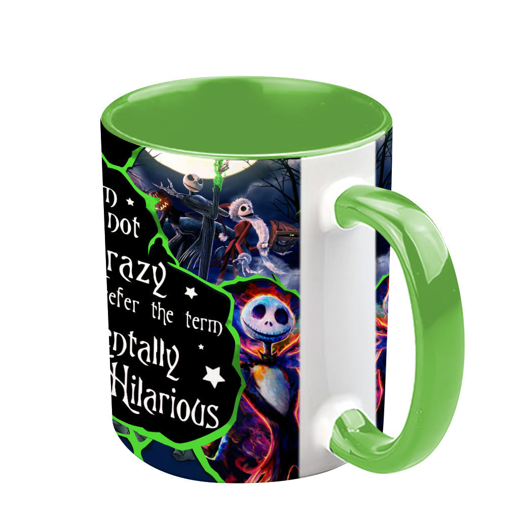 Personalized Nightmare Accent Mug Custom Name Funny Gift for Friends