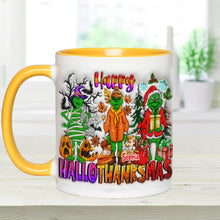Load image into Gallery viewer, Personalized Grinch Accent Mug Custom Name Holiday Gift
