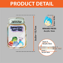 Load image into Gallery viewer, Personalized 3 Layered Shaker Ornament for Christmas Decoration
