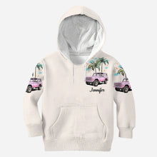 Load image into Gallery viewer, Personalized Sunset Chaser All Over Shirt with Custom Name for Beach Lovers
