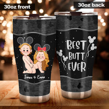 Load image into Gallery viewer, Personalized Naughty Mouse Tumbler Custom Name Gift for Couples
