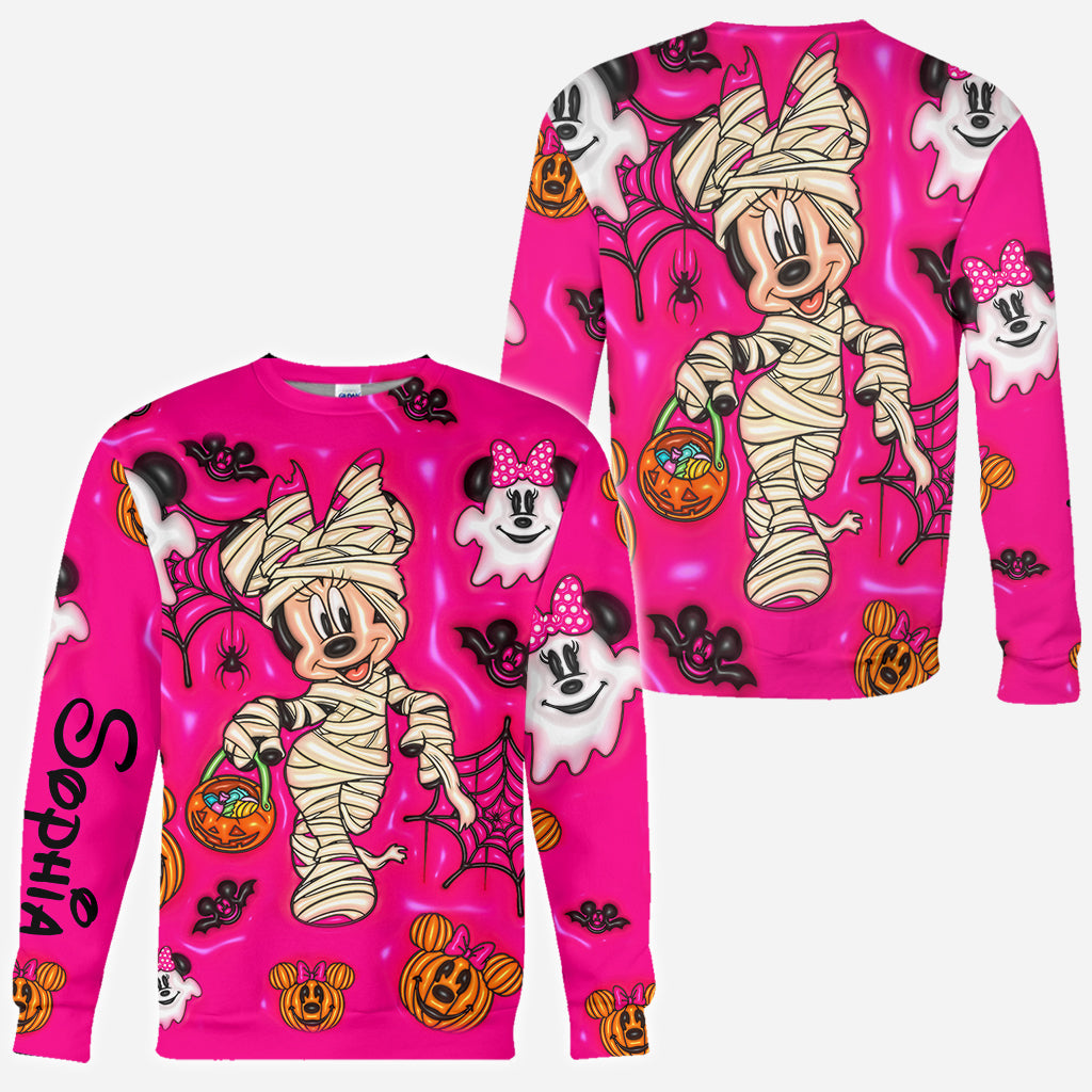 Personalized Halloween All-Over Shirt Custom Name Gift