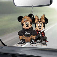 Load image into Gallery viewer, Personalized Chicano Mouse Couple Car Ornament Gift for Christmas
