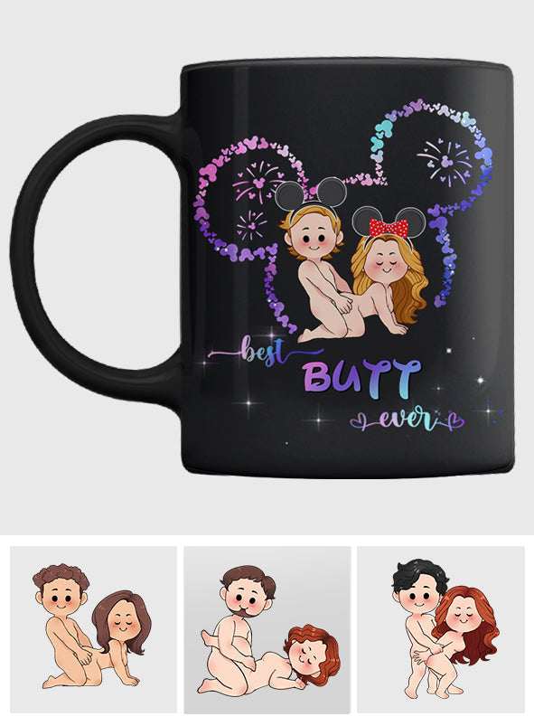 Personalized Naughty Mouse Mug Custom Couple Gift for Valentine's Day