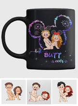 Load image into Gallery viewer, Personalized Naughty Mouse Mug Custom Couple Gift for Valentine's Day
