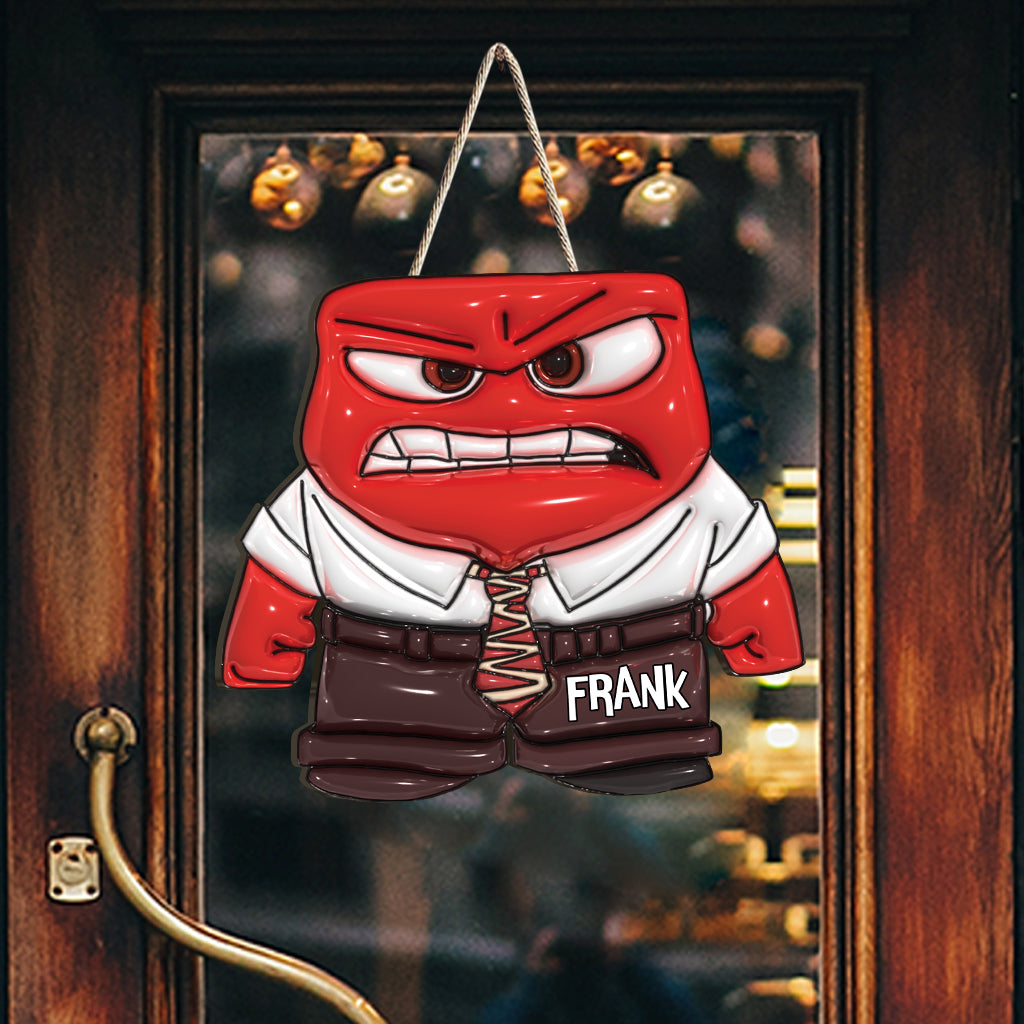 Personalized Custom Shaped Wood Sign Every Emotion Is Valid Gift