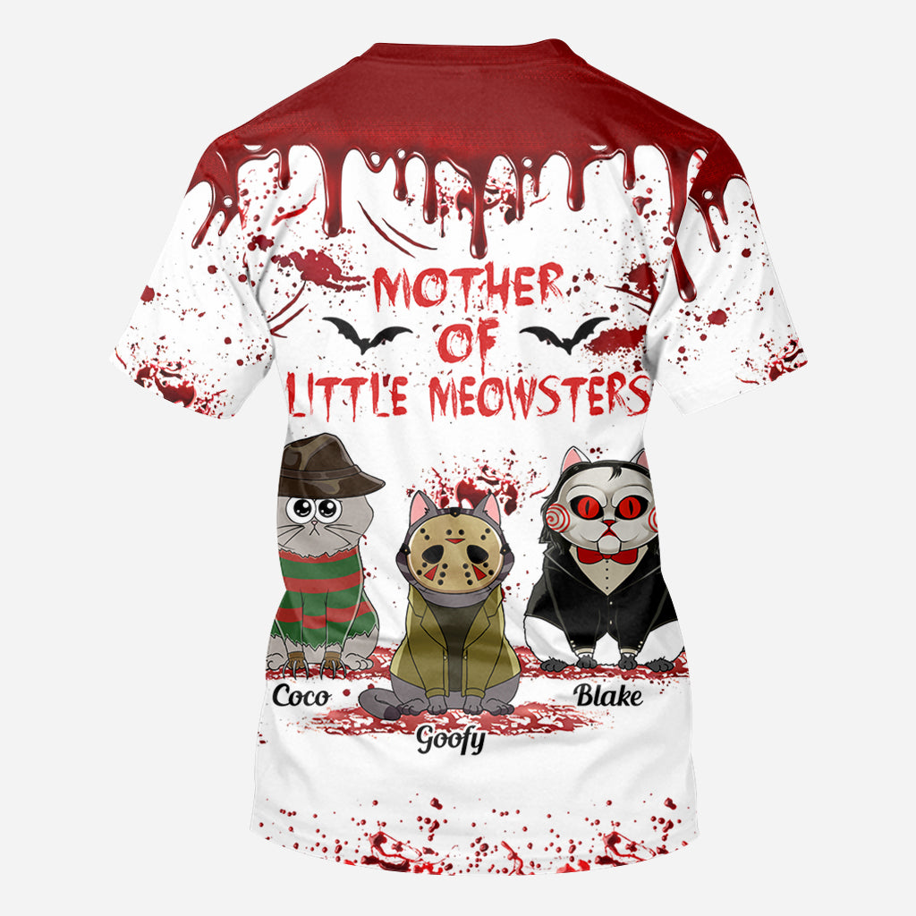 Personalized Cat Themed All-Over Print Shirt for Cat Lovers