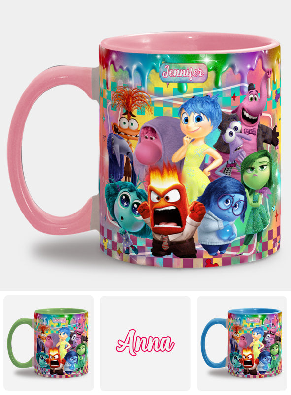 Personalized Accent Mug with Custom Name for Birthday/Graduation