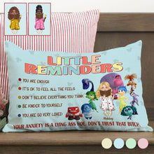 Load image into Gallery viewer, Personalized Little Reminders Pillow Cover for Unique Gift
