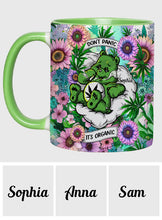 Load image into Gallery viewer, Personalized Weed Accent Mug Custom Name Gift for Her
