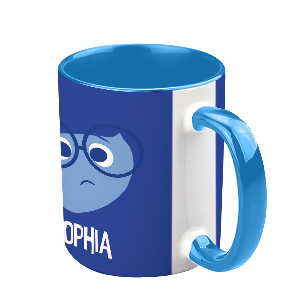 Personalized Two-Tone Accent Mug Custom Name Gift