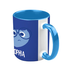 Load image into Gallery viewer, Personalized Two-Tone Accent Mug Custom Name Gift
