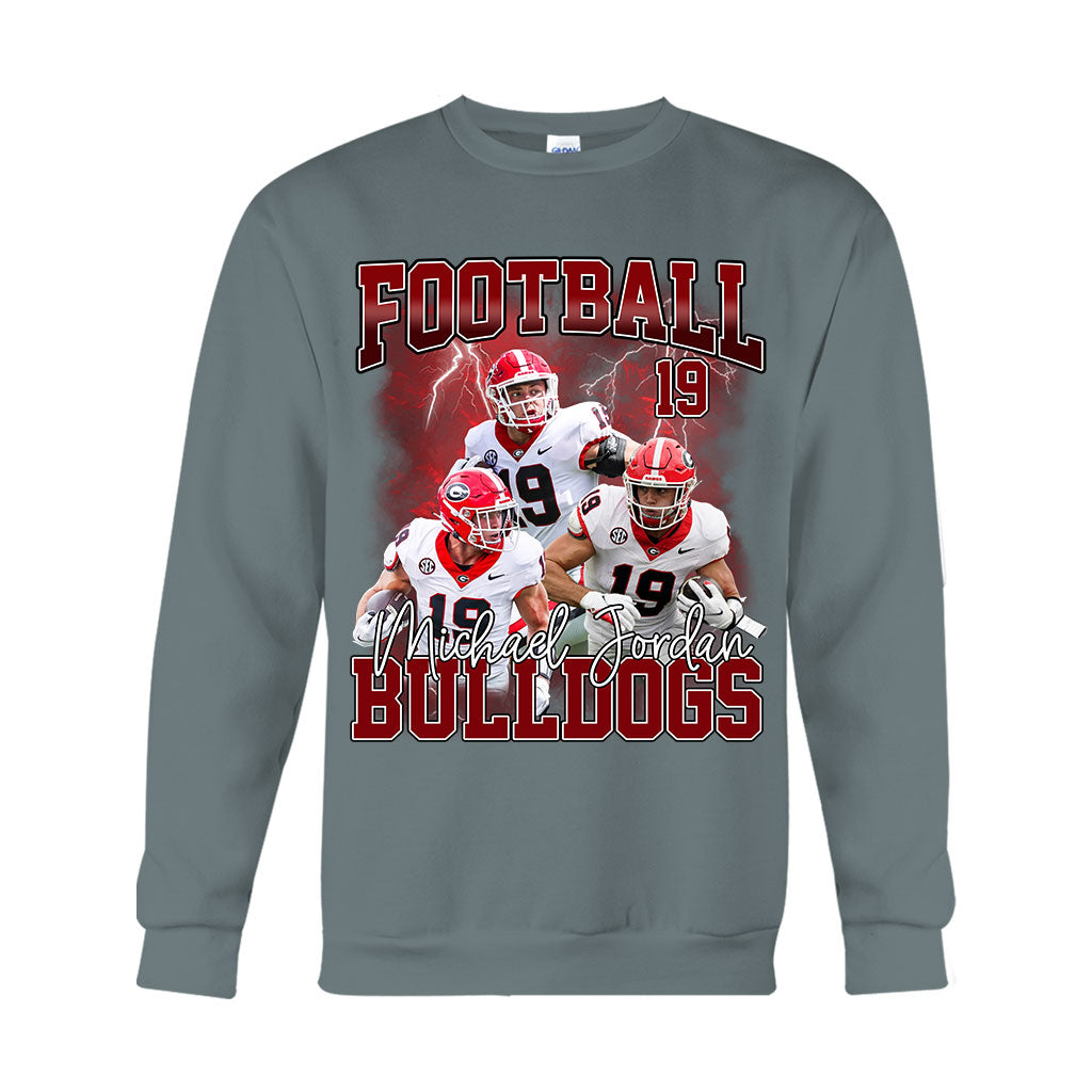 Personalized Football T-Shirt and Hoodie Custom Game Day Gift