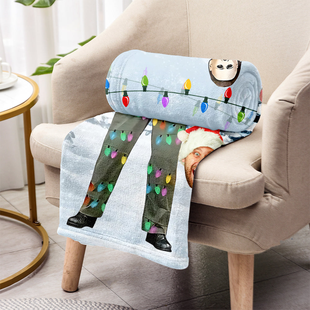 Personalized Horror Character Blanket Custom Gift for Halloween