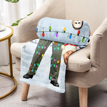 Load image into Gallery viewer, Personalized Horror Character Blanket Custom Gift for Halloween
