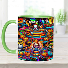 Load image into Gallery viewer, Personalized Halloween Accent Mug Custom Name Unique Gift
