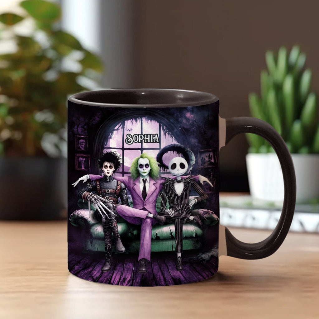 Personalized Accent Mug with Custom Name for Halloween Gift