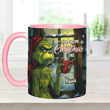 Load image into Gallery viewer, Personalized Grinch Accent Mug Custom Name Christmas Gift
