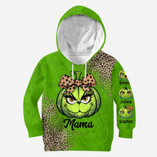 Load image into Gallery viewer, Personalized Grinchy Mama All Over Shirt Christmas Gift
