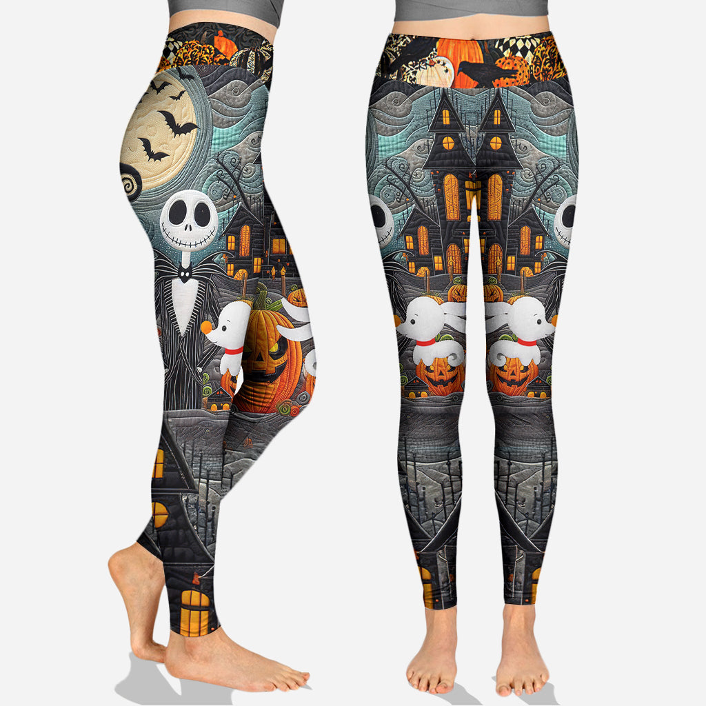 Personalized Halloween Hoodie & Leggings Set for Women | Custom Name Gift