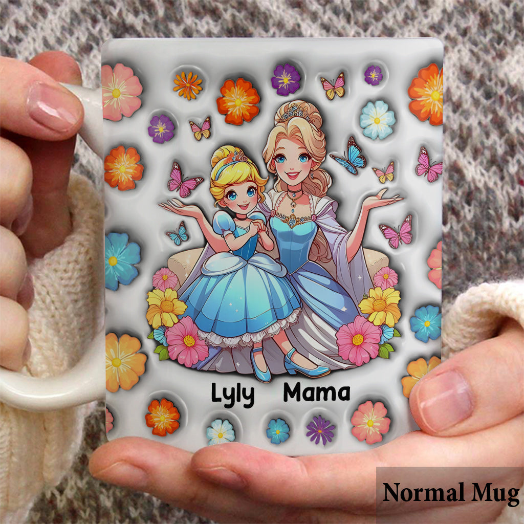 Personalized Mother-Daughter Mouse Mug Custom Name Gift