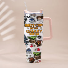 Load image into Gallery viewer, Personalized Galaxy Tumbler with Handle Gift for Kids - Custom Name
