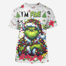 Load image into Gallery viewer, Personalized Christmas All Over Shirt Grinch Design Gift
