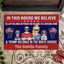 Load image into Gallery viewer, Custom Family Doormat with Personalized Text for Front Entry
