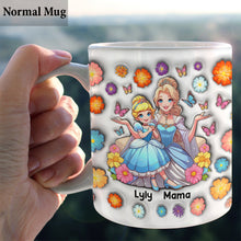 Load image into Gallery viewer, Personalized Mother-Daughter Mouse Mug Custom Name Gift
