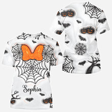 Load image into Gallery viewer, Personalized Halloween All Over Shirt Custom Name Gift
