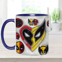 Load image into Gallery viewer, Personalized Accent Mug for Best Friends Custom Names Gift
