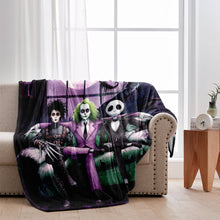 Load image into Gallery viewer, Personalized Cool Guys Blanket Soft Flannel Custom Name Gift for Halloween
