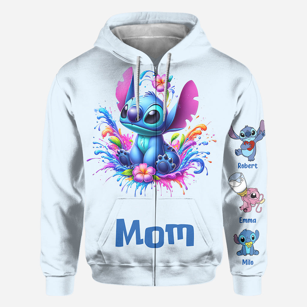 Personalized Ohana All Over Shirt Gift for Mom - Unique Birthday & Mother's Day Apparel