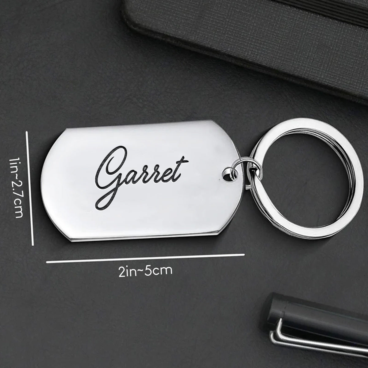 Personalized LGBT Support Epoxy Metal Keychain Unique Gift