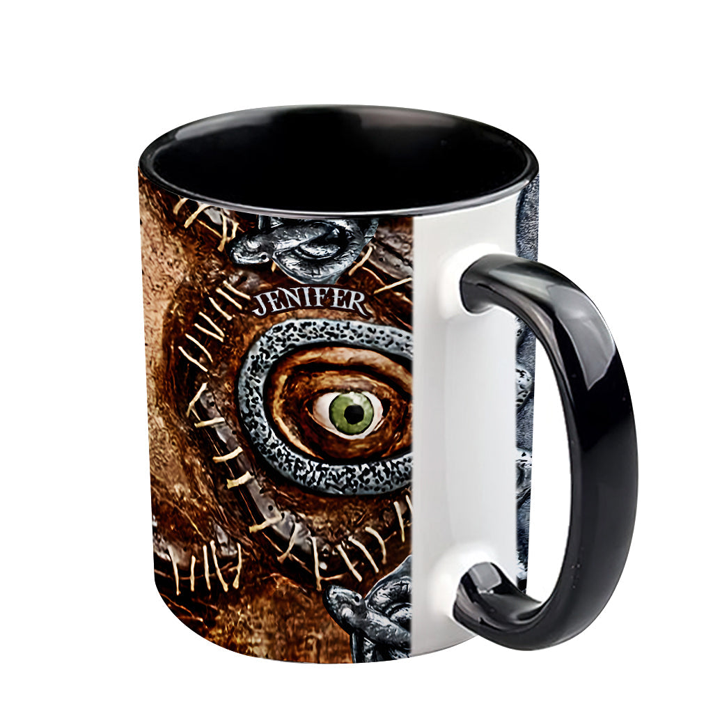 Personalized Three Witches Accent Mug Custom Name Gift for Halloween