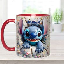 Load image into Gallery viewer, Personalized Ohana Accent Mug Custom Name Gift for Kids
