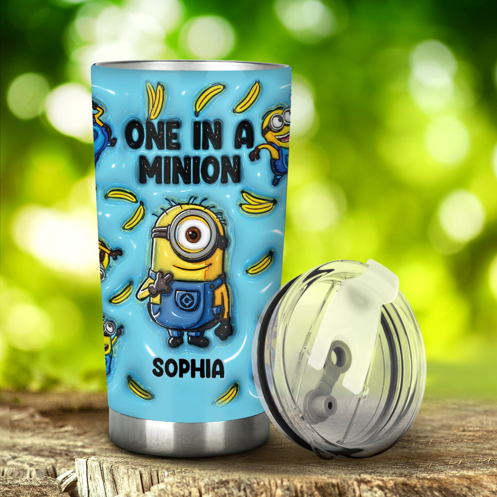 Personalized Minion Tumbler Custom Name Gift for Kids