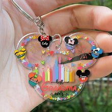 Load image into Gallery viewer, Personalized Best Grandma Ever Acrylic Keychain Gift
