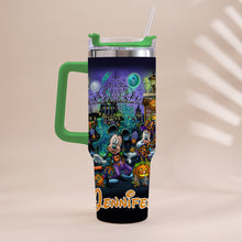 Load image into Gallery viewer, Personalized Halloween Tumbler with Handle for Drinks
