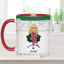 Load image into Gallery viewer, Personalized Accent Mug Custom Colleague Gift with Name
