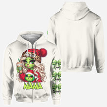 Load image into Gallery viewer, Personalized Grinchy Christmas All Over Shirt Gift for Mom
